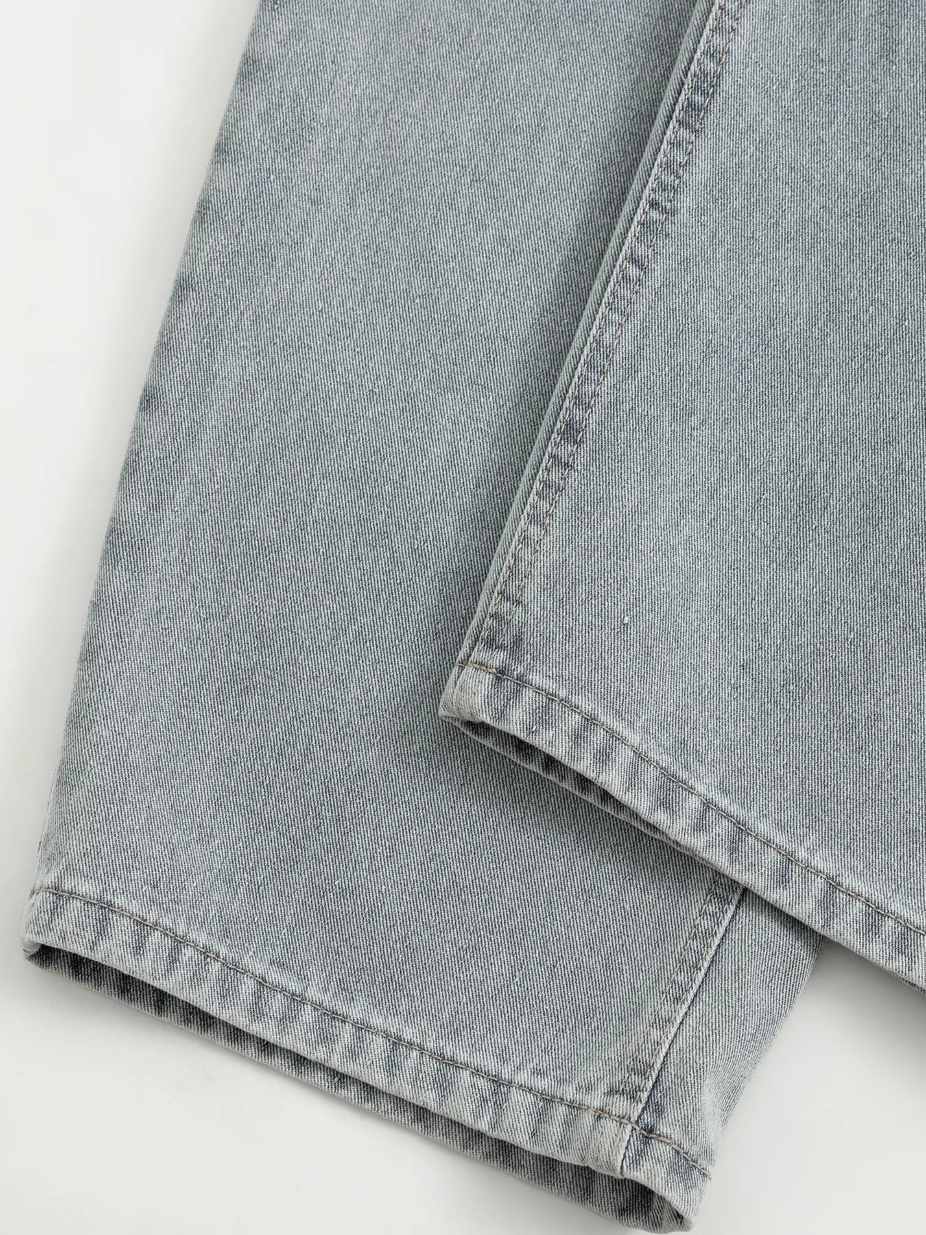 Customized Black Denim Pants Men'S Wide-Leg Jeans Loose Casual Streetwear Trousers Springstatements Pocket Menswear