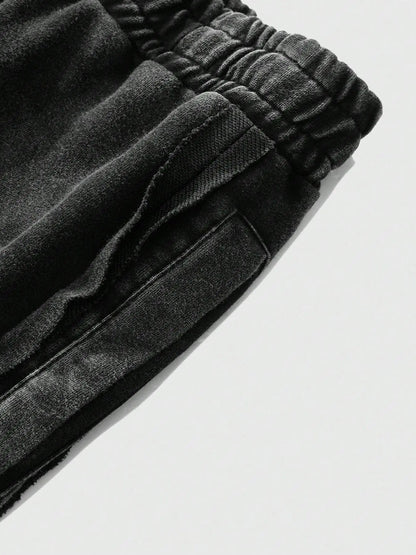 Men'S Sweatpants, with Side Seam Design, Gothic Print Pattern, Comfortable and Casual, Suitable for Everyday Wear, Stylish Casual Pants.