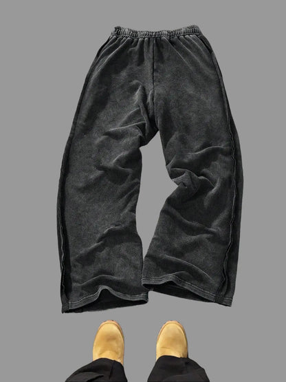 Men'S Sweatpants, with Side Seam Design, Gothic Print Pattern, Comfortable and Casual, Suitable for Everyday Wear, Stylish Casual Pants.